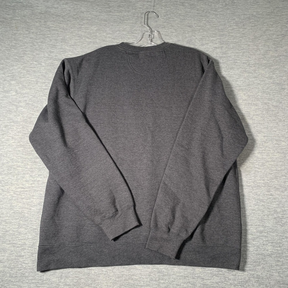 Nebraska Cornhuskers Sweatshirt Mens Large Gray NCAA Volleyball Port & Company - Picture 11 of 12